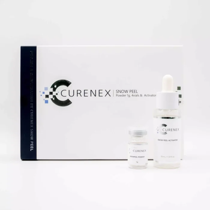 Curenex Snow-Peel with Salmon DNA (Powder 1g x 4 vials; Activator 30ml) - Image 1