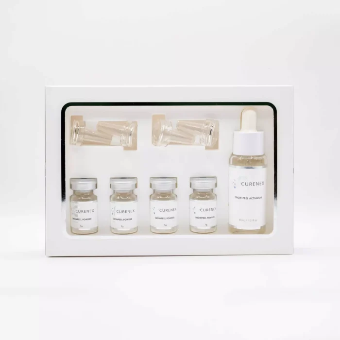 Curenex Snow-Peel with Salmon DNA (Powder 1g x 4 vials; Activator 30ml) - Image 2