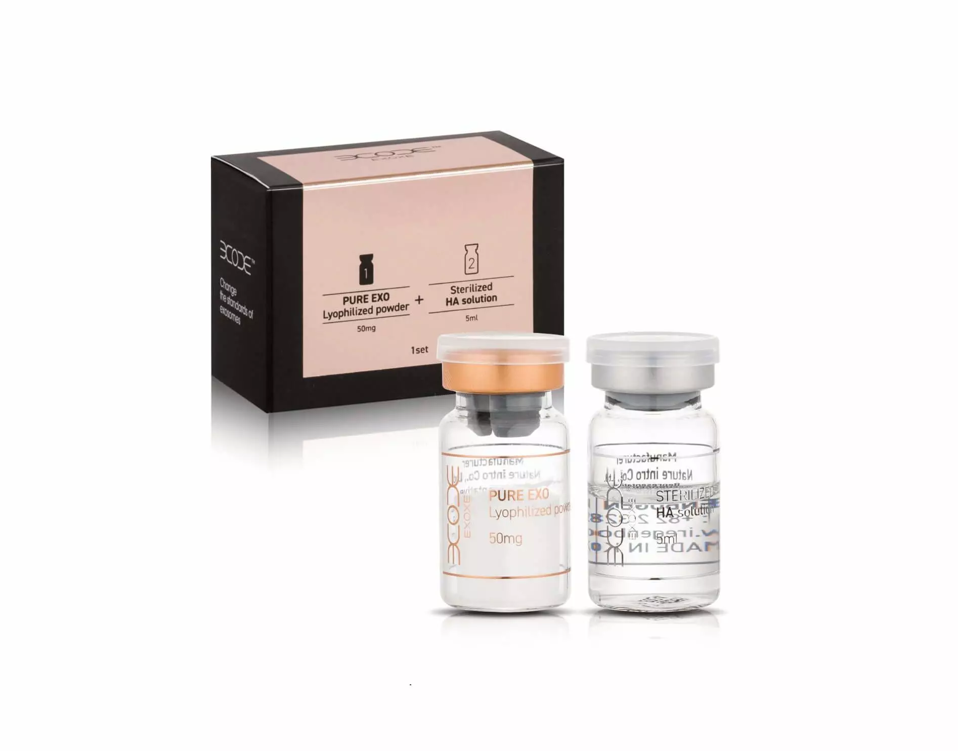 EXOXE-EXOSOMES EXOXE EXOSOMES Skin booster (whole set, a box of 10 vials) - Image 1